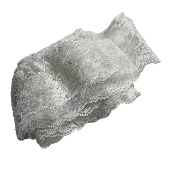 Vintage Scallop Lace Wide Trim Edging Sewing Junk Journal Scrapbooking u - Picture 1 of 3